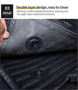 Alfombrilla de Coche de Cuero 7D de Cobertura Completa de Alta Gama, Antideslizante, Fácil de Limpiar, para el Interior del Coche DODGE CHARGER - Product Image 6