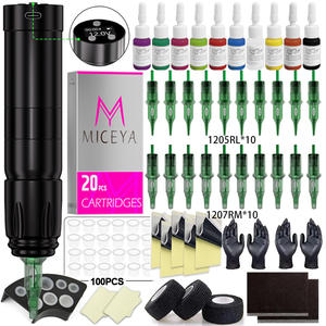 Kits de tatouage sans fil <span class=keywords><strong>Kit</strong></span> de tatouage professionnel pour débutants Équipement et fournitures de tatouage <span class=keywords><strong>Starter</strong></span> Complete Prix de gros - Product Image 2