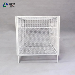 PET özel boyut ağır istiflenebilir çelik palet kafes toz kaplı palet depolama tavuk kafesi LIZE - Product Image 5