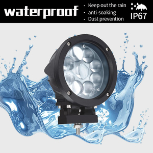 10-80V 27W Blue Led Work Light Safety <b>Spotlight</b> Truck Headlight - Product Image 4