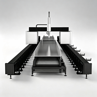 Máquinas de Corte Láser CNC 3D de 5 Ejes en Forma de H, U, T y L para Metal, 12kW, 20kW, 30kW, Suministro de China