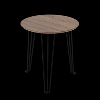 Table d'appoint ronde en fer métallique, style nordique moderne, pour canapé-lit, avec pieds hauts, fournisseur de mobilier