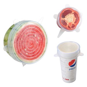 Juego de Tapas Elásticas de Silicona, 6 Tamaños, Reutilizables, para Almacenamiento de Alimentos, Tapas Flexibles para Recipientes de Todas las Formas - Product Image 4