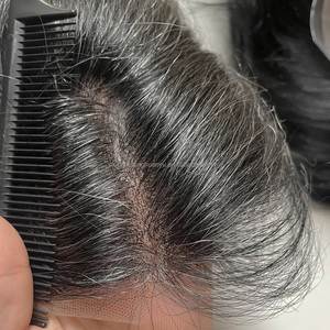 Durable Mono Top Korean Lace Front VER Style Base <span class=keywords><strong>Cabello</strong></span> humano Tupé para hombres Línea de <span class=keywords><strong>cabello</strong></span> natural con entrega rápida - Product Image 3