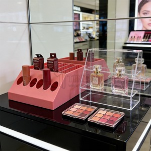 Présentoirs de Comptoir Personnalisés en PMMA pour Maquillage – Supports de Luxe en Acrylique avec LOGO pour Eyeliner, Rouge à Lèvres, <span class=keywords><strong>Parfum</strong></span>, Crème – Idéal pour Comptoirs de Magasin <span class=keywords><strong>et</strong></span> Présentoirs Cosmétiques - Product Image 2