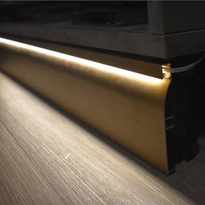 Nhôm LED Ốp Chân tường Board - Dimmable <span class=keywords><strong>RGB</strong></span> chiếu sáng, cảm ứng bảng điều khiển cho nhà hiện đại/văn phòng trang trí - Product Image 3