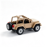 Miniatura de Vehículo Militar de Fuerzas Especiales, Coche de Policía SWAT, Bloques de Construcción a Escala, Modelo de Coche Blindado para Niños