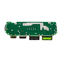 Module de charge de batterie au lithium 18650 avec protection de circuit imprimé, alimentation mobile USB double LED 5V 2.4A Micro/Type-C
