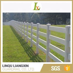 Venta al por mayor de carril de PVC para valla de caballos, modelo 3D de 3 y 2 rieles de vinilo blanco, cercado de arena de granja, recinto de arena de caballos de gran venta - Product Image 3