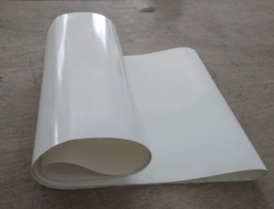 Bande transporteuse lisse en <span class=keywords><strong>PVC</strong></span> blanc brillant pour la transformation alimentaire - Product Image 2