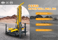 Plateforme de forage de puits d'eau de 200 260 350 600 800 1000 m, pompe à moteur diesel