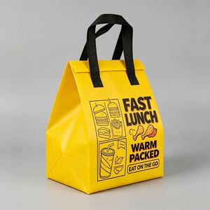 Sac isotherme personnalisé en non-tissé pour la livraison de repas rapides, combo, boissons – Vente en gros OEM - Product Image 3