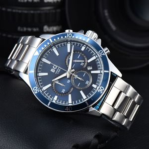Reloj Deportivo Elegante con Bisel Multicolor Deslumbrante, Cronógrafo de Cuarzo para Hombre - Product Image 3