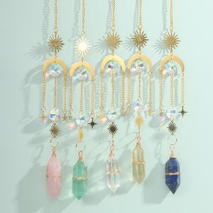 Colgante de Cristal de Cuarzo Natural, Atrapasol de Vidrio Teñido, Cristal Curativo para Colgar en Ventanas - Product Image 6