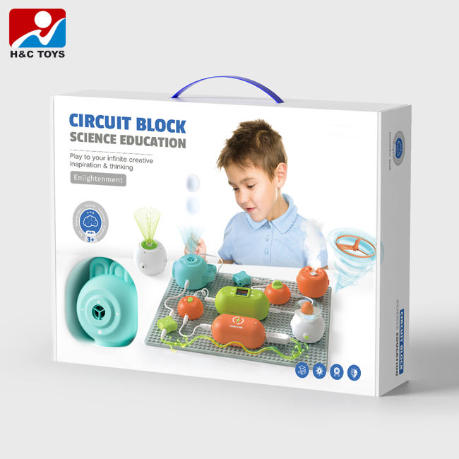 Physics Building Blocks Kid Assembly Science Physics Experiments DIY Blocks