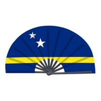 Éventails pliants en bambou avec drapeau de Curaçao pour Carnaval, Mariages, Festivals, Fêtes, Agences de voyage - Vente en gros