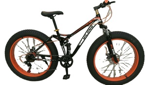 Bicicletta da Neve Tipo Cobra con Telaio in Acciaio, Fat Bike da Uomo OEM da Strada 26 Pollici, 6 Colori Disponibili, 21 Velocità - Product Image 2