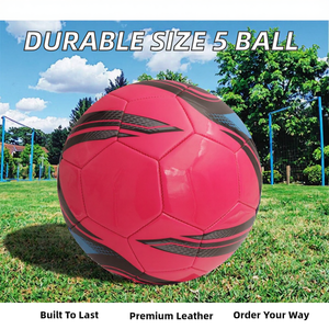Balón de Fútbol Duradero Tamaño 3, Cuero PU con Diseño de Flecha, Uso en Exteriores, Peso 400-450g, Se Aceptan Pedidos Personalizados - Product Image 2