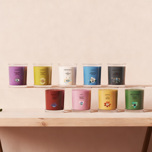 Ensemble de bougies <span class=keywords><strong>d</strong></span>'aromathérapie personnalisées, bougies rituelles spirituelles avec étiquettes <span class=keywords><strong>d</strong></span>'<span class=keywords><strong>intention</strong></span>, bougies parfumées pour la méditation - Product Image 2