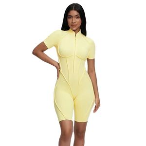 Body Deportivo Personalizado de Una Pieza sin Espalda y Mono Deportivo con Líneas - Product Image 3