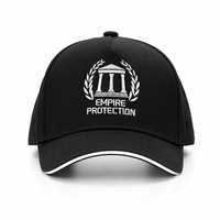 Casquette de baseball de luxe personnalisée en sergé de coton noir brodé réglable unisexe délavée vente en gros OEM