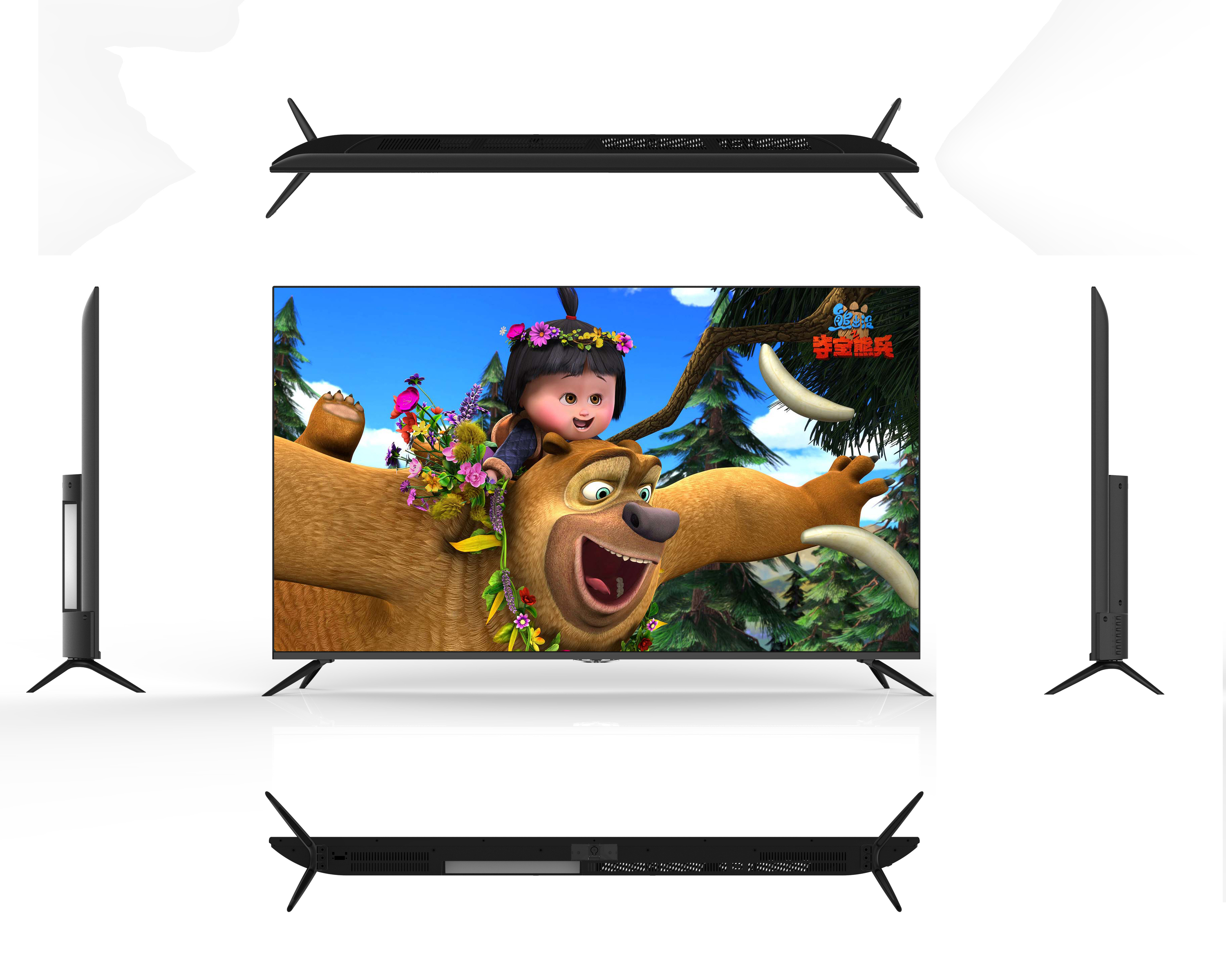 32" inch frameless 4k smart digital dvb-t2 dvb-s2 ISDB-T ATSC led tv television