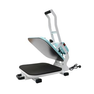4 Memory Settings Heat Press Machine 38x38 cm Store Time and Temperature <strong>Presets</strong> for Efficient Batch T Shirt Printing - Product Image 3