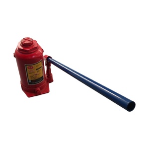 Cric hydraulique vertical à double levage de 20 tonnes, rouge, à profil bas, de haute qualité, pour la réparation automobile - Product Image 4