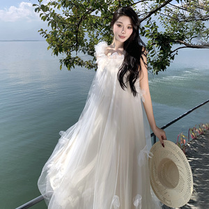 green emerald velvet dress Lilac Spring Flower Fairy Dress (Long)