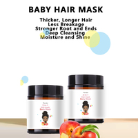 Masker Rambut Minyak Argan Alami untuk Bayi Melembapkan Menghidrasi Melembutkan Menghaluskan Perawatan Rambut untuk Anak-anak dan Penggunaan Keluarga