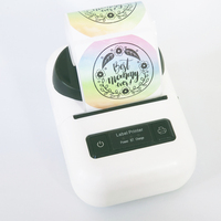 Pabrik Menyediakan Printer Label Termal Mini Portabel untuk Perhiasan & Pakaian, Pembuat Label Harga yang Dapat Diedit Secara Mobile, Berbagai Warna & Gaya