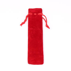 Nouveau sac cadeau de luxe pour stylo à cordon épais avec lanière pochette en velours couleur personnalisée recyclable chaud <span class=keywords><strong>le</strong></span> plus récent pour l'utilisation de la bougie du stylo - Product Image 6
