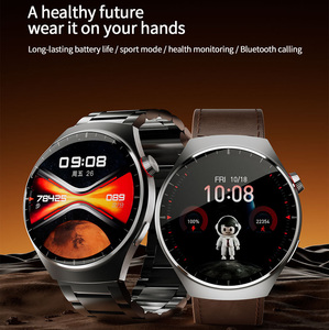 SK38 <b>Android</b> Smart Watch IPS Display Steel Band IP67 Waterproof with 3 Straps BT Call for Men - Product Image 6