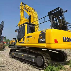 Excavatrice sur chenilles lourde KOMATSU PC350 de fabrication japonaise, durable, pour travaux miniers et de construction, système hydraulique de 35 tonnes, tracteur de chantier - Product Image 1