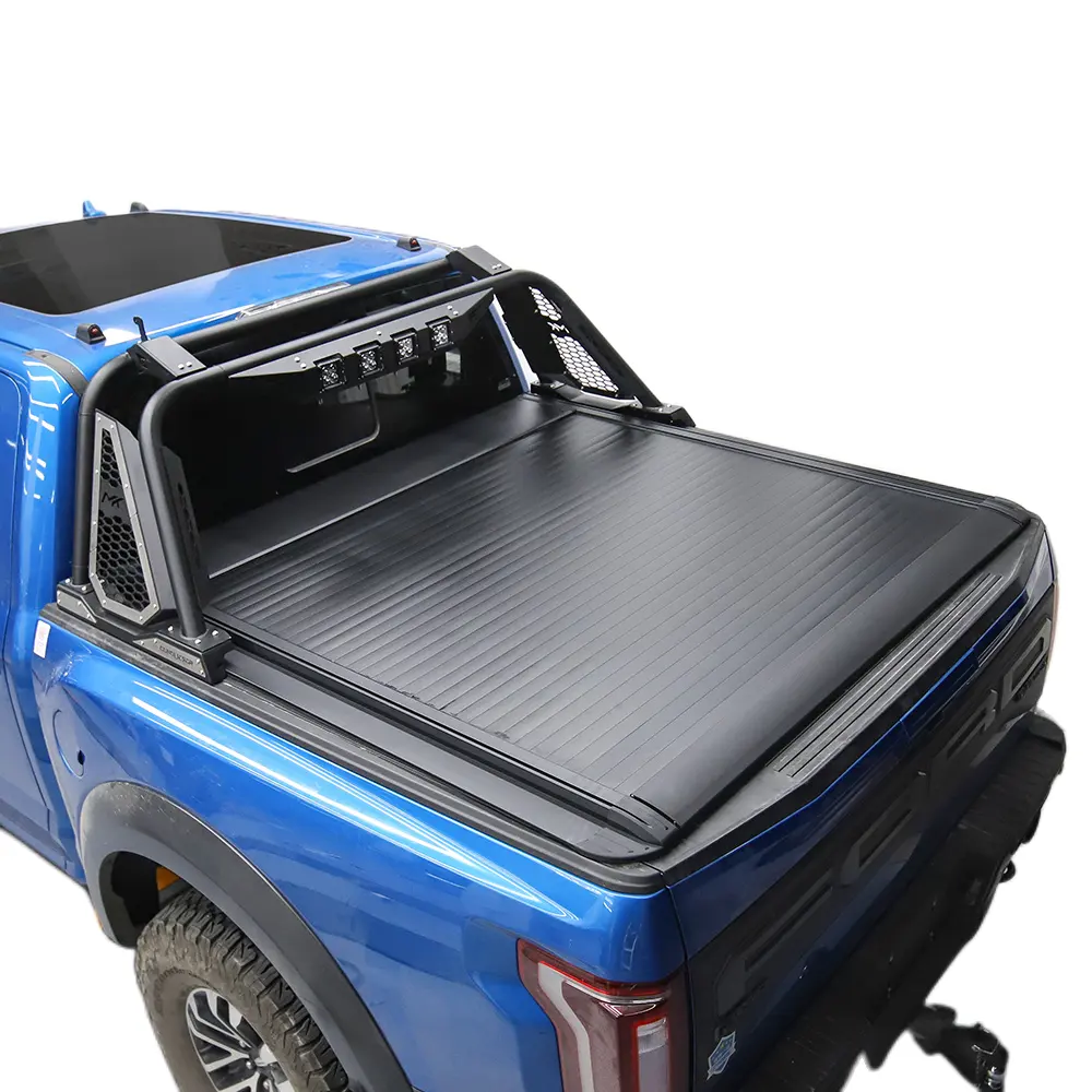 5.5FT Truck Bed Electric Retractable Tonneau Cover For Ford F150 Raptor Toyota Tundra 2011-2022 Crew Cab Car Accessories