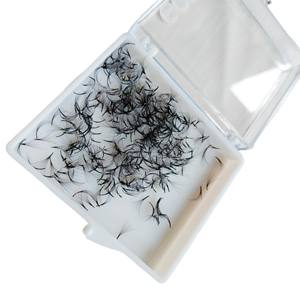 Top vente Ultra vitesse à la main 6D/1000 ventilateurs Promade doux coréen noir Extensions de cils beauté en gros - Product Image 3