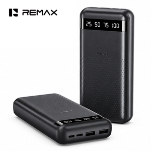 REMAX RPP-11 Power Bank Personalizzato da 20000mAh, <span class=keywords><strong>Ricarica</strong></span> Rapida 2.4A, Display Digitale USB-C, 2 Ingressi 3 Uscite, Caricabatterie Portatile da Viaggio - Product Image 1