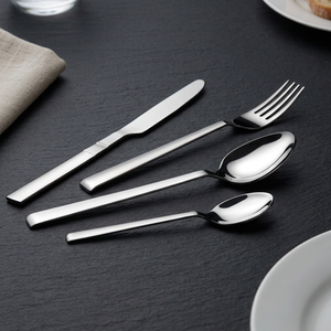 Couverts Couverts MODERATE Couverts de couleur argent Couverts en acier inoxydable Couteau à dîner Cuillère Fourchette Ustensiles Sets Vaisselle de fête - Product Image 3