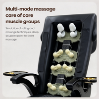 Fauteuil de pédicure de luxe noir et or avec bol en verre transparent, fauteuil de massage électrique inclinable, fauteuil de spa pour les pieds, fauteuil de salon de manucure