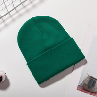 Gorro de Invierno de Punto Negro Personalizable al por Mayor de Alta Calidad para Niños, Bebés, Material con Estampado de Lazos, Patrón Otoñal