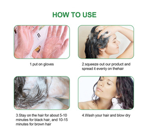 Wholesale Argam Oil Herbal Extract 3 <strong>in</strong> 1 25ml Dark Brown <strong>Hair</strong> <strong>Color</strong> Dye Shampoo for Women Change <strong>Hair</strong> <strong>Color</strong> - Product Image 6