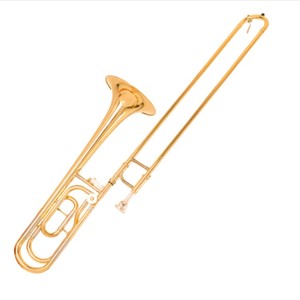 Trombone ténor Bb/F professionnel de haute qualité en laiton phosphoreux pour les groupes scolaires et les spectacles sur scène - Product Image 6
