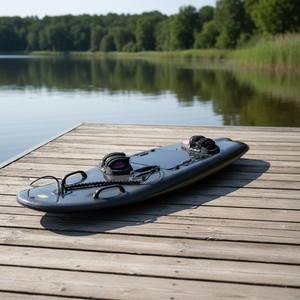 Planche de surf à moteur en fibre de carbone en gros, certifiée CE et MSDS, moteur 2 temps, puissance 8 CV, réservoir de carburant 5 L, emballage personnalisé - Product Image 1