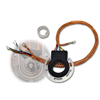 Encodeur absolu haute fiabilité différentiel 14 bits avec résolveur pour l'aérospatiale, convertisseur de sortie SPI, ouverture de rotor 18 mm