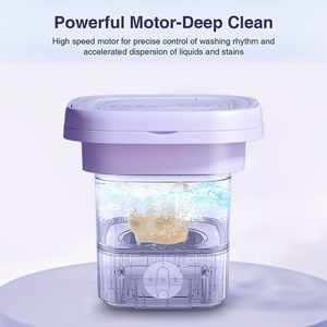 New Electric Portable Washer and Dryer Small Foldable <b>Mini</b> Washing Machine for Baby Clothes - Product Image 4