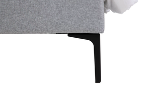 Letto Moderno Imbottito in Tessuto con <span class=keywords><strong>Base</strong></span> Integrata per Progetti Alberghieri e Motel, Facile Montaggio, Prezzo all'Ingrosso per Airbnb e Guesthouse - Product Image 5