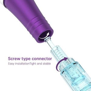 Máquina Eléctrica de Microagujas para Reafirmar y Blanquear la Piel, Estimulación del Crecimiento del Cabello, Pantalla LCD de 5 Velocidades, Derma <span class=keywords><strong>Pen</strong></span> <span class=keywords><strong>X5</strong></span> con Cable - Product Image 3
