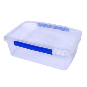 Manufacturer sells transparent rectangular plastic food storage containers for restaurants, homes, and hotels. Wholesale - Product Image 2