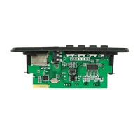 Modul Dekoder Papan Kit Penguat Audio DC 7V-24V Daya 2X40W Pemutar MP3 Nirkabel BT