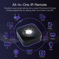 Télécommande intelligente IR Zigbee LangYeao, Hub infrarouge universel pour TV et climatiseur, compatible Alexa Google, apprentissage DIY, application Tuya